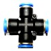 Pu Cross Pneumatic Union